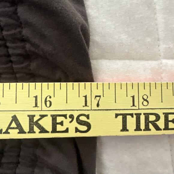 THE DOORS Dress Womens Medium Gray Sleeveless Ruched Santa Monica Graphic Retro - Picture 10 of 12